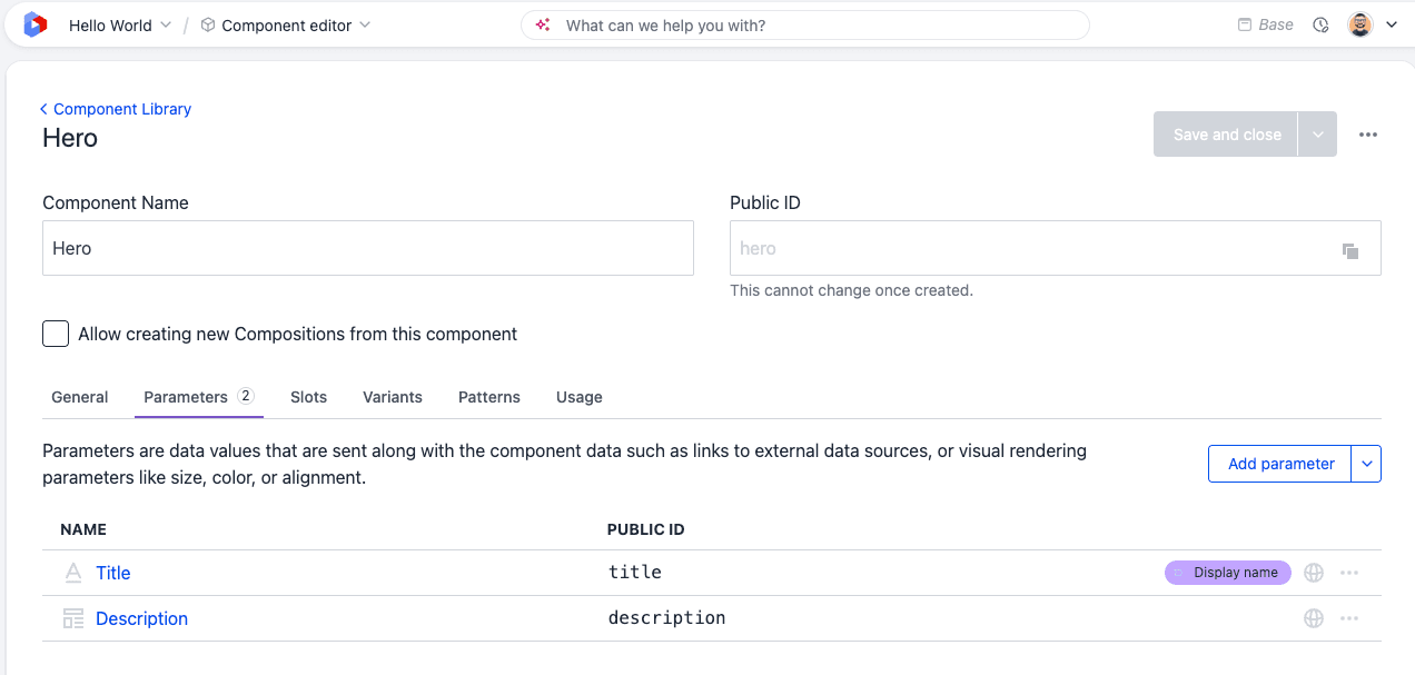 new-component-created