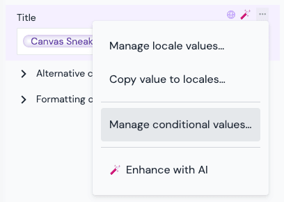 conditional-values-menu