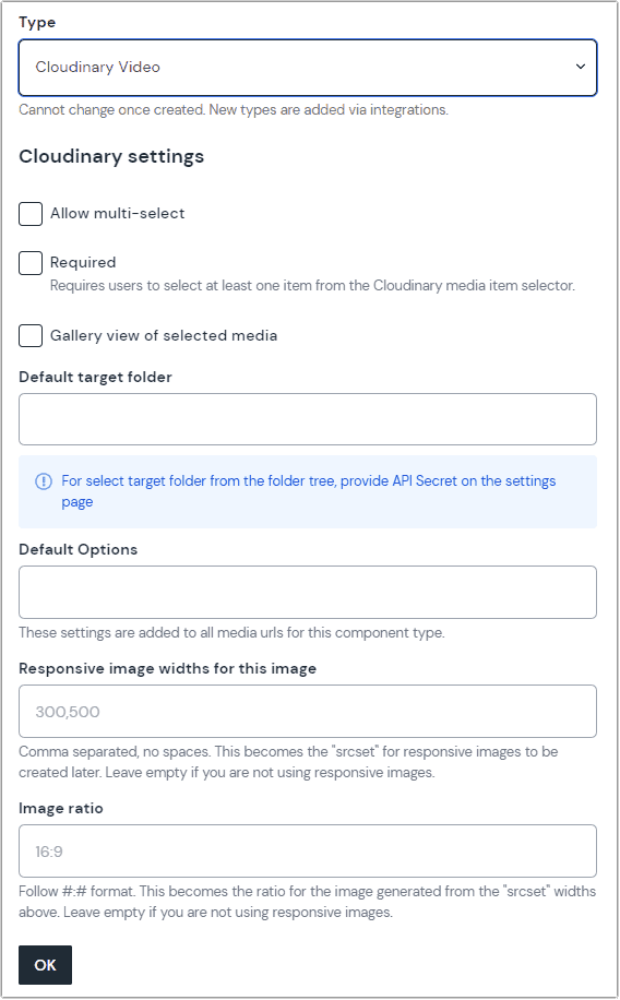 video-parameter-config