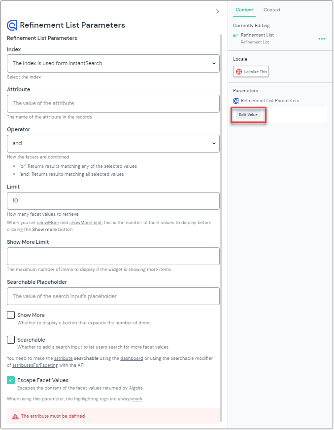 algoglia-refinement-list-parameter