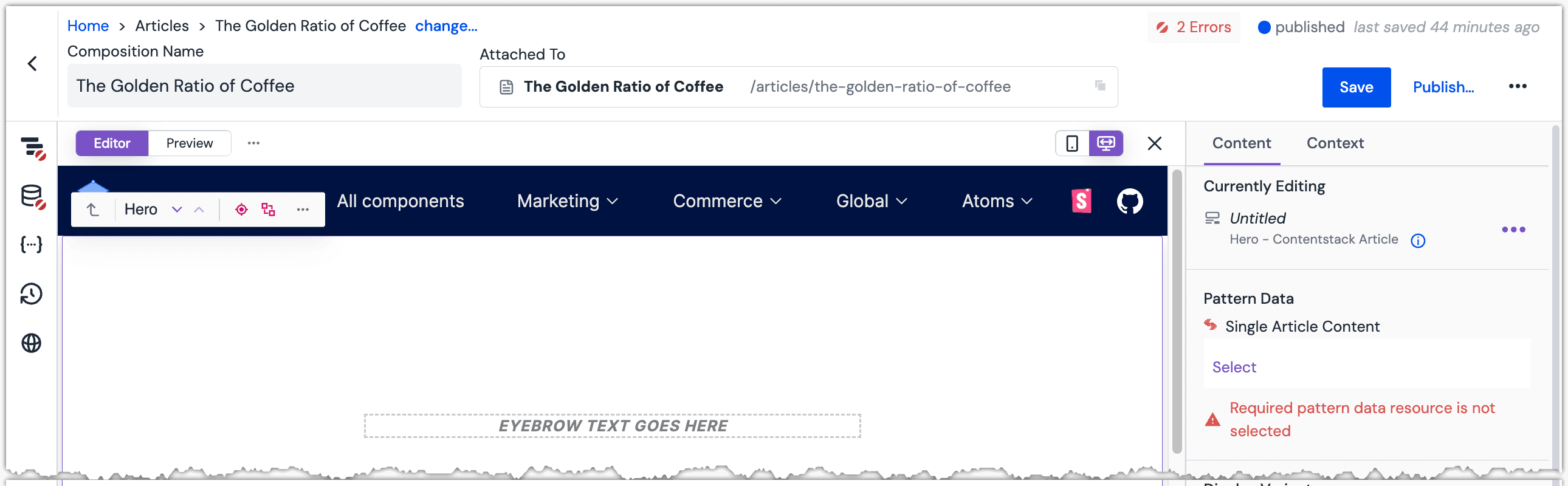 pattern-added-contentstack