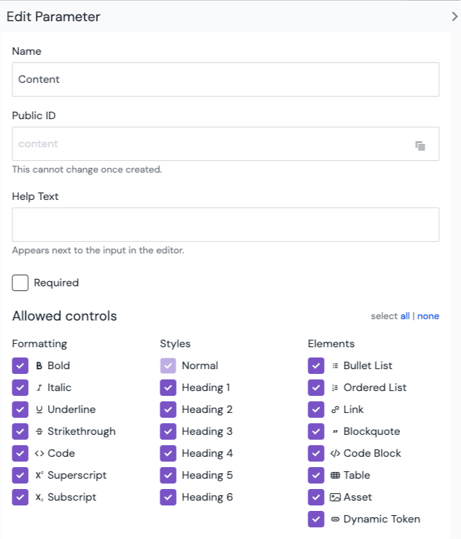 rich-text-config