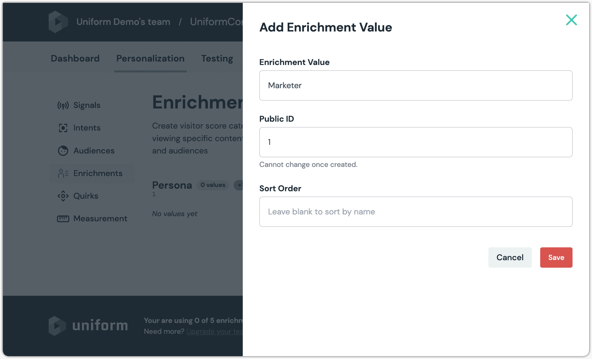 uniform-add-enrichment-value-marketer