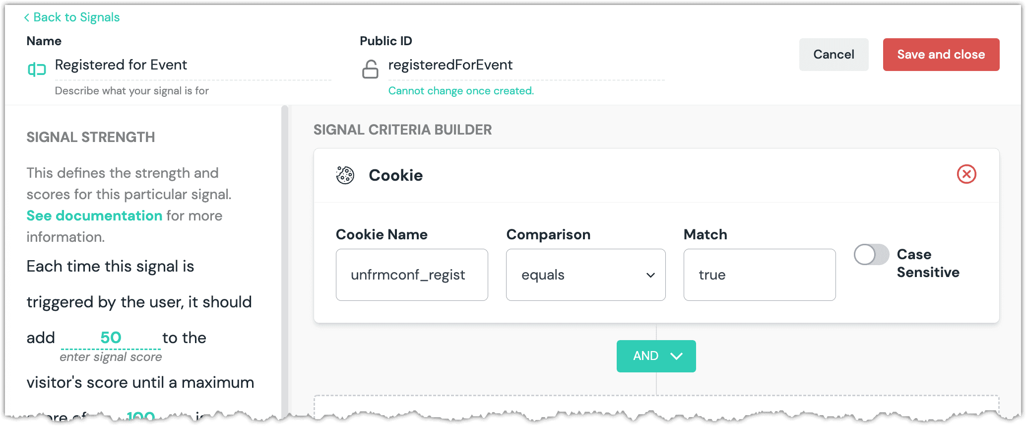 uniform-registered-signal-configured