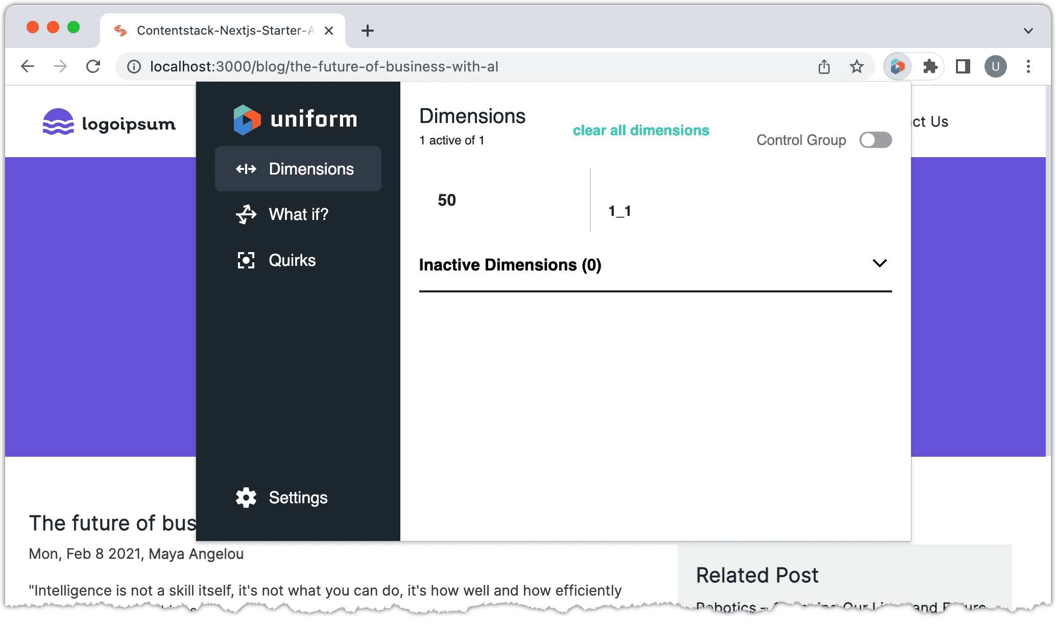 localhost-blog-entry-ai-extension-initial